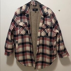 Buffalo David Bitton Checkered Sherpa Jacket